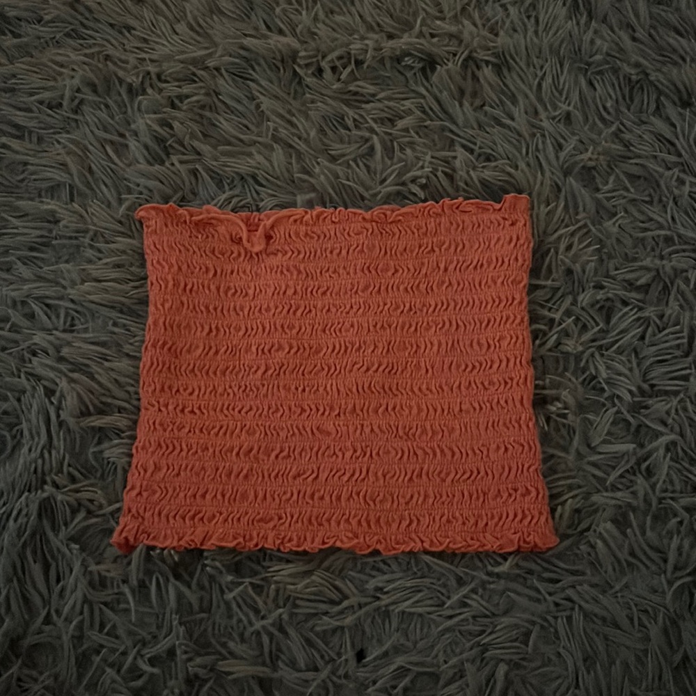 Coral Pink Wild Fable tube top